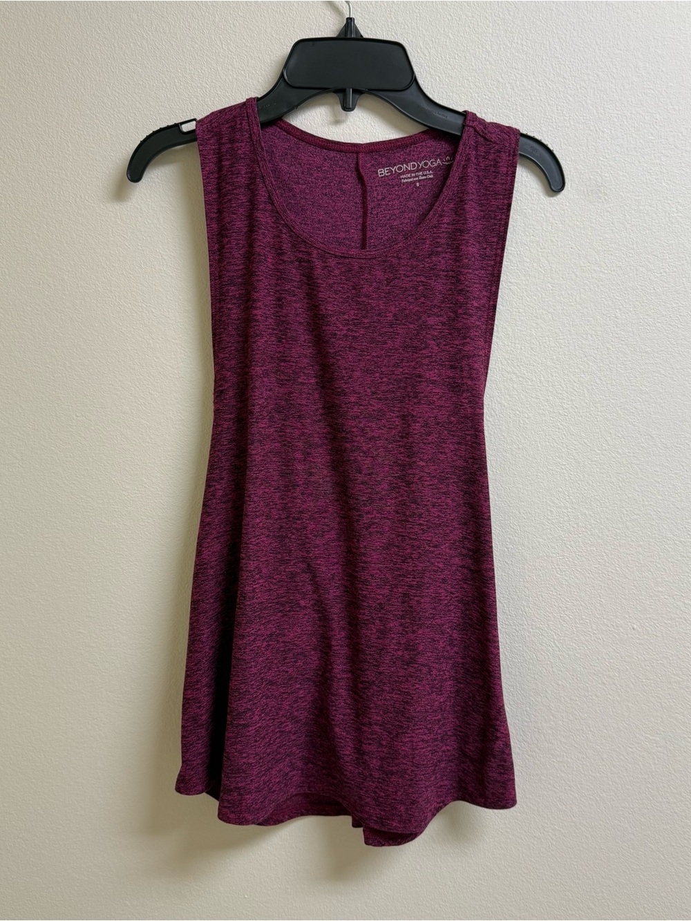 Beyond Yoga women’s Heather Plum Swing Tank Top size S